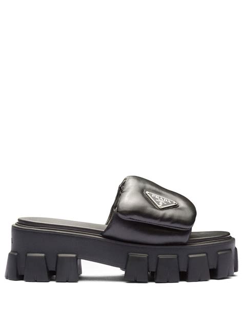 prada nappa leather sandals dupe|prada logo loafers.